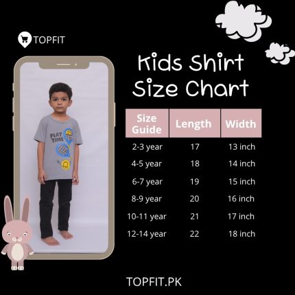 kids shirt size chart